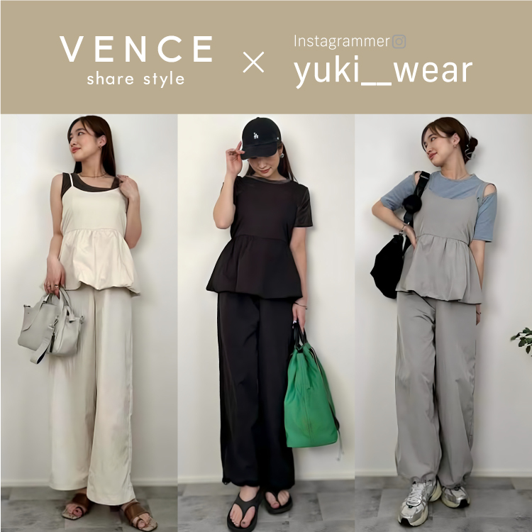 【VENCE × yuki__wear】コラボアイテム予約スタート！