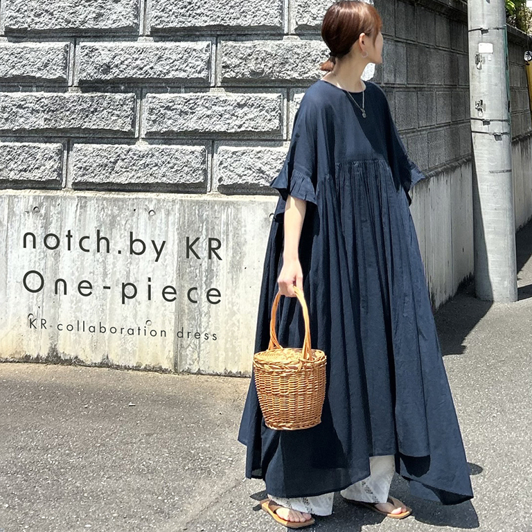 【 notch. by KR 】ボリュームギャザーワンピース