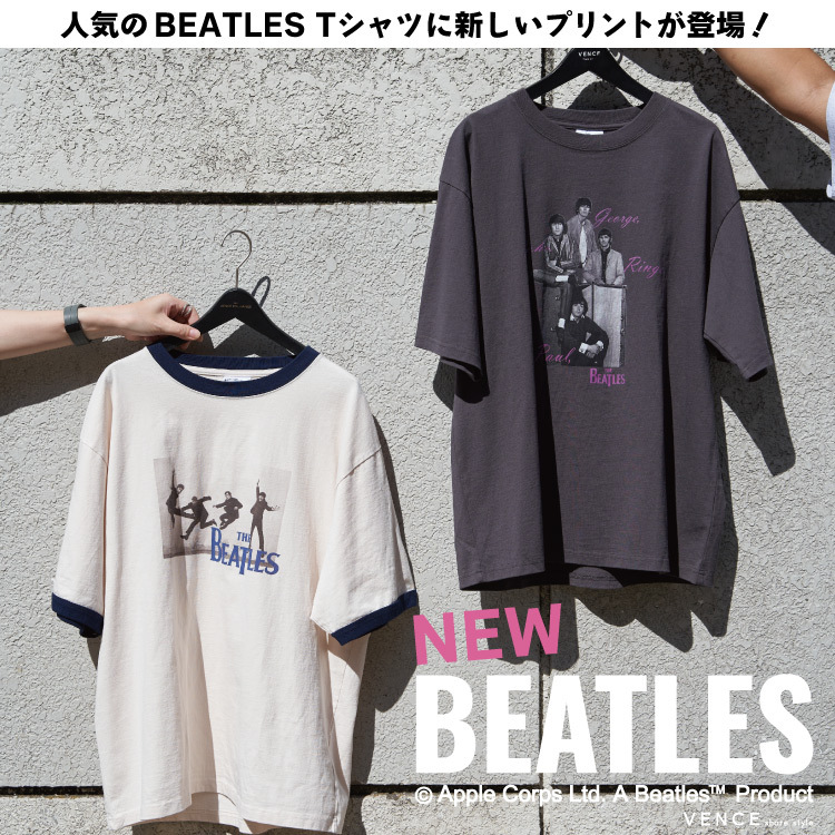 人気のBEATLES Tシャツに新しいプリントが登場！