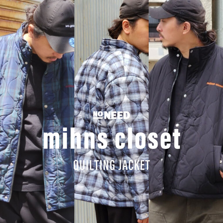 【予約スタート】mihns closet キルトブルゾン