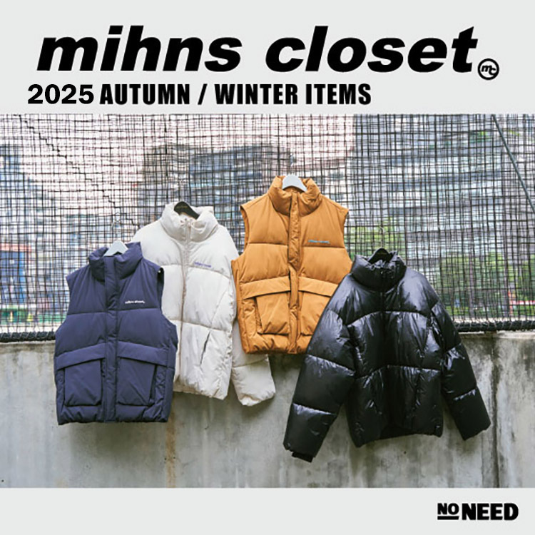 【mihns closet】25AW NEW Arrival