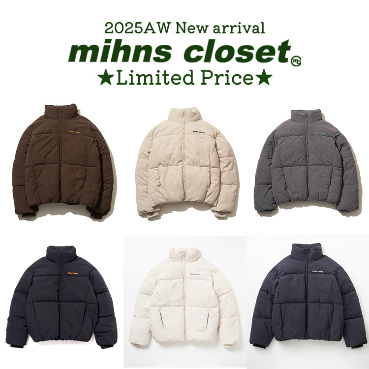 【NO NEED】mihns新作入荷！公式限定価格にて販売中！