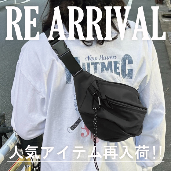 【再入荷!!】大人気のボディーバッグの人気カラーが再入荷!!