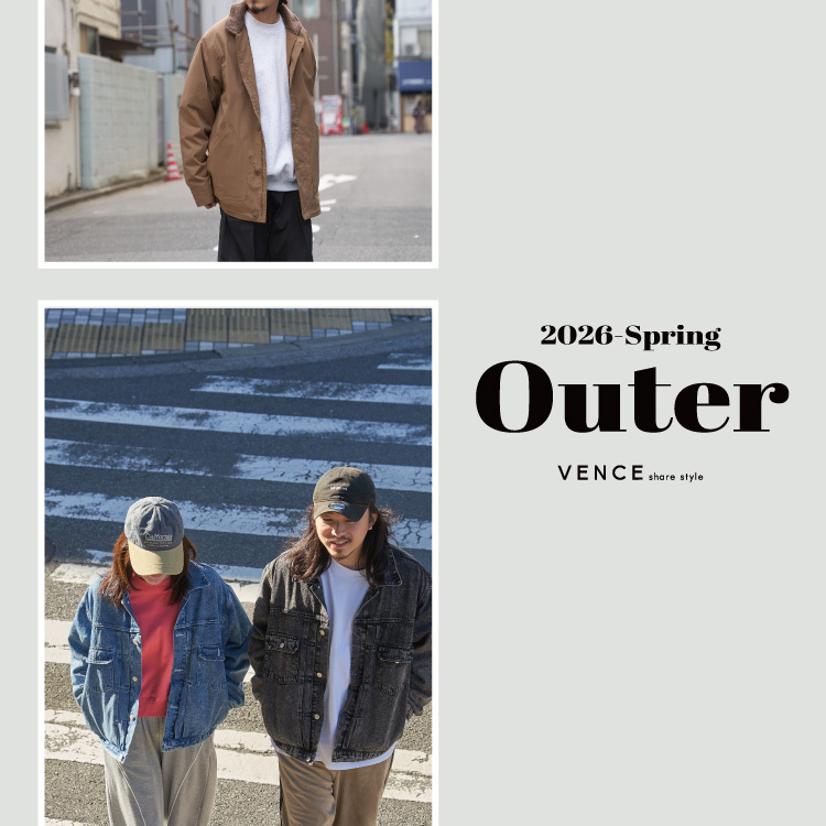 【2026SS】VENCEの春アウターを一足早くご紹介！