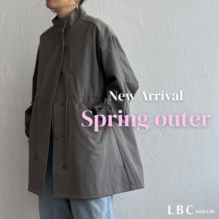 【New Arrival】春の新作アウター続々入荷中♪