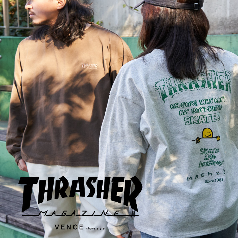 【公式限定500円クーポン】 THRASHERアイテムをご紹介！