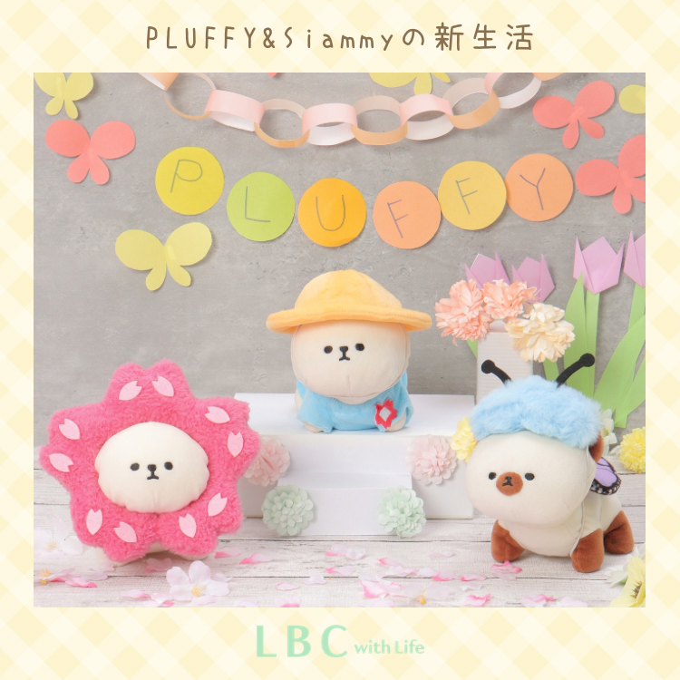 【公式先行予約♪】新作☆PLUFFY＆Siammyの『新生活』
