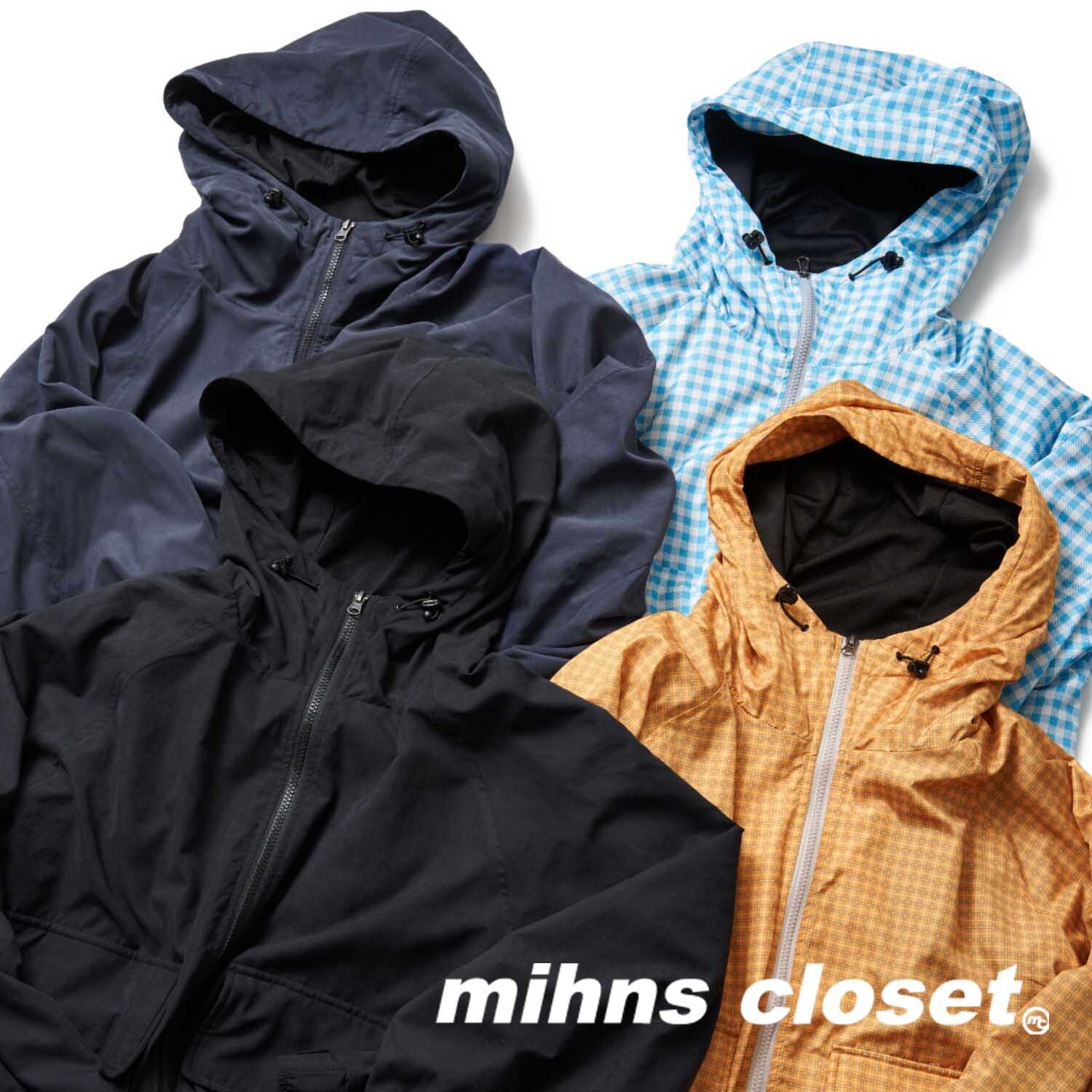 【New Arrival】mihns closet ユーティリティーマウンテンパーカー
