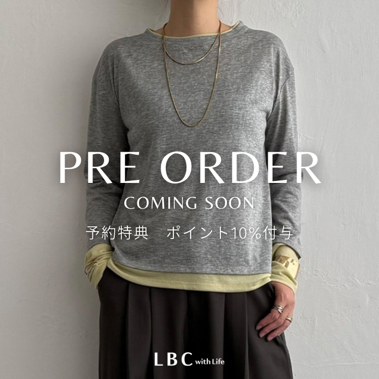 【2026’AUTUMN PRE ORDER】予約特典ポイント10％付与