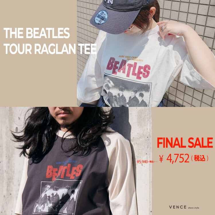 【公式限定価格】大人気のビートルズツアーTシャツ！